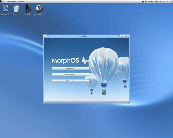 MorphOS Screenshot